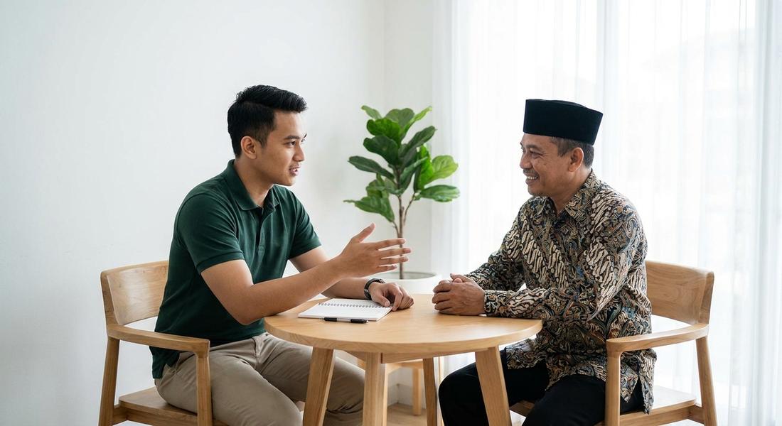 Konsultasi pasien dengan terapis RSHC sebelum terapi